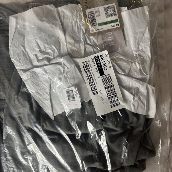 $90 NWT PUMA GOLF Mens L LARGE PANTS JOGGER CLOUDSPUN GRYLBL GREY POLY - Picture 4 of 4